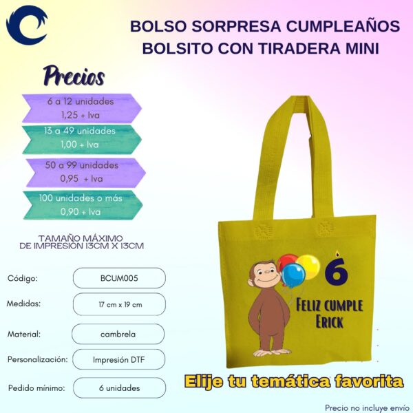 Bolso Sorpresa de  Cumpleaños